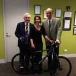 with Andrew Wilkie MP and Caroline Wells, CEO of Diabetes Tasmania