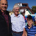 at Hagley Farm School Fair with Philip Cummins and his son